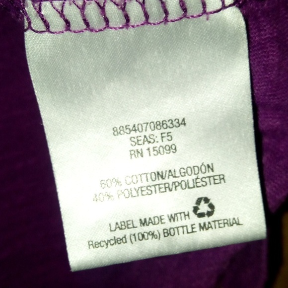 Purple/Gold diamonds print designed short sleeve shirt @SIZE: M **See pics PLZ** - Picture 4 of 4